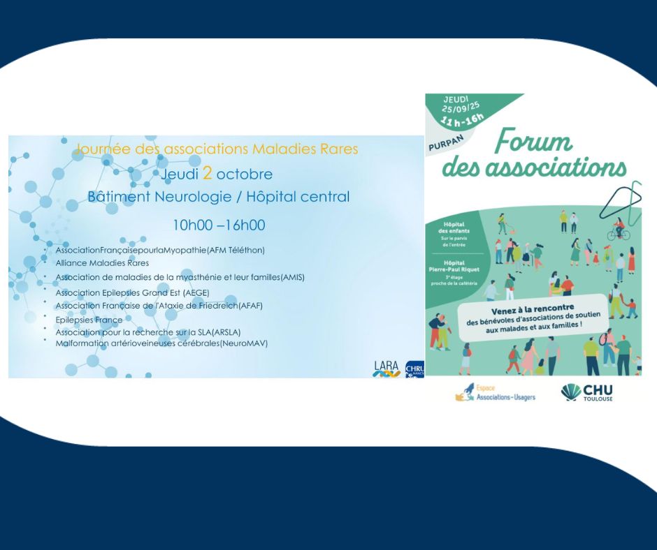 FORUM DES ASSOCIATIONS & JOURNEE DES ASSOCIATIONS MALADIES RARES