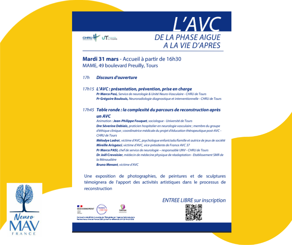 Save the Date : « L’AVC, de la phase aiguë à la vie d’après »